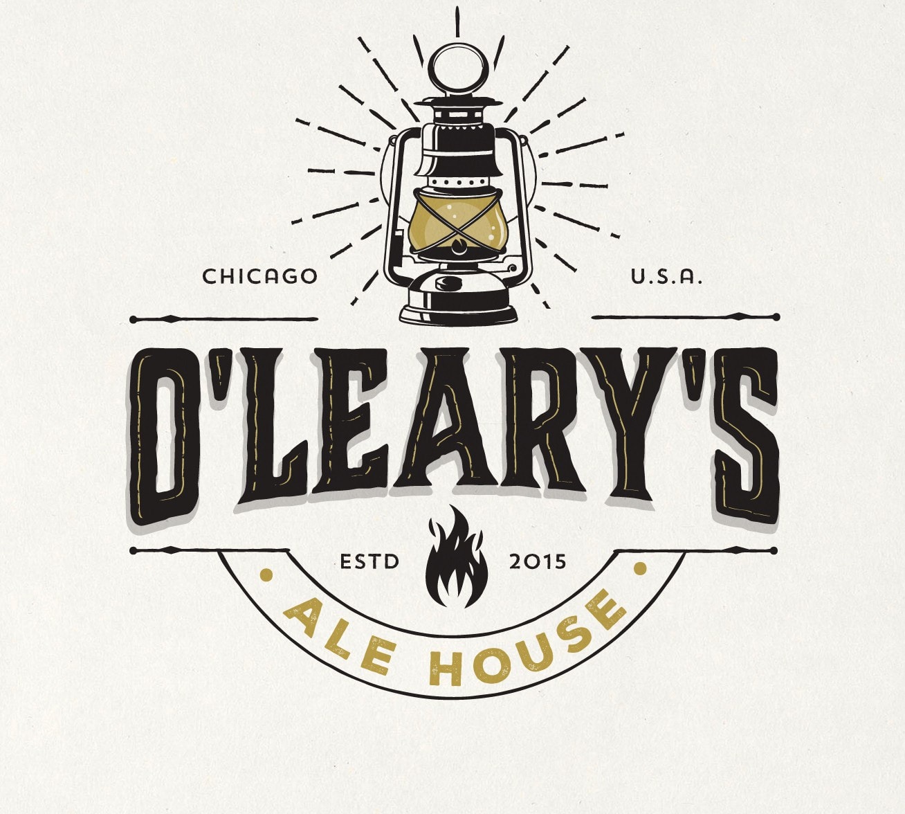 Rugged alehouse branding