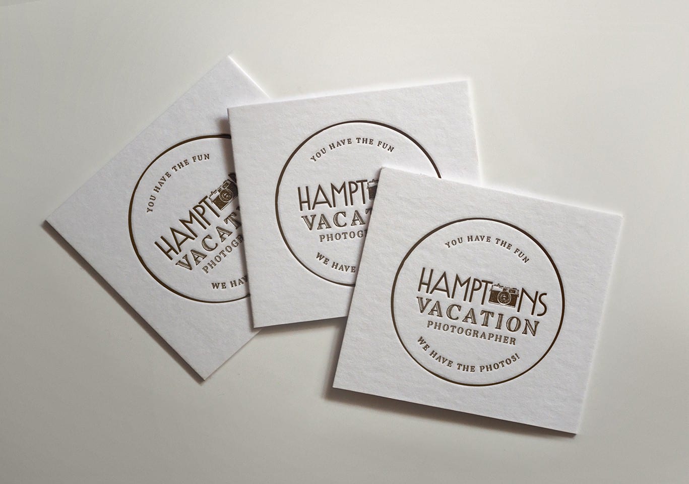 Square business card idea