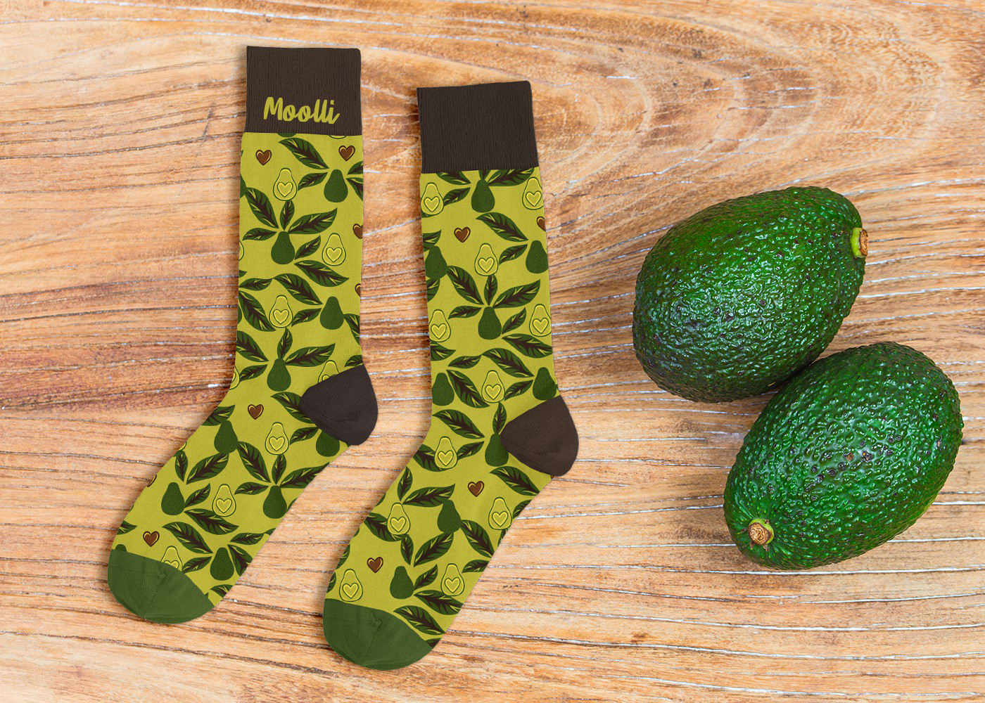 Socks with a custom design