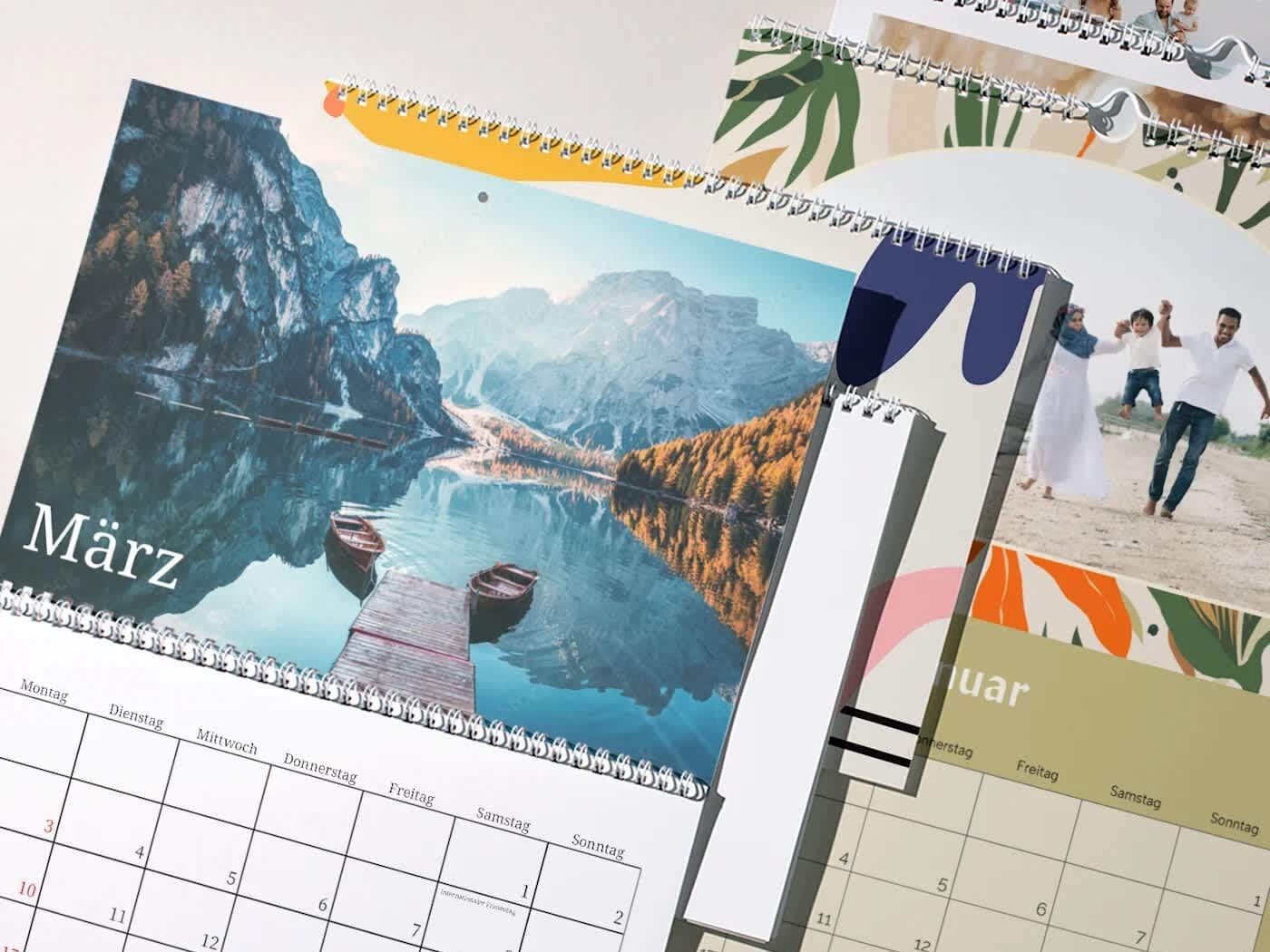 Verschiedene Themen für Fotokalender