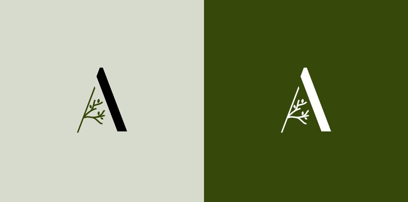 Ein Bild des Logodesigns f&uuml;r Ananda Residences zeigt den nachhaltig-modernen Logodesign-Trend.