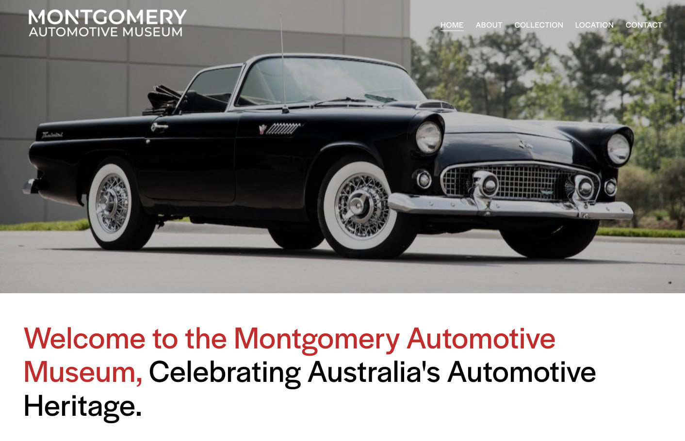 museum website design