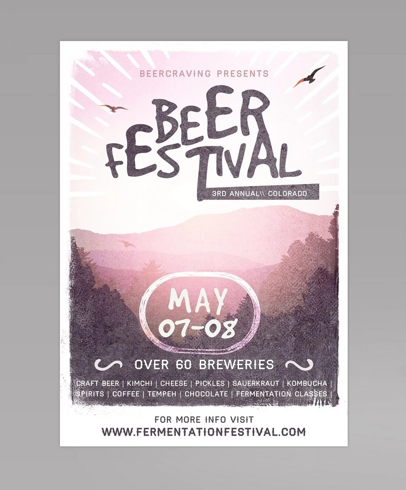 Branded poster design