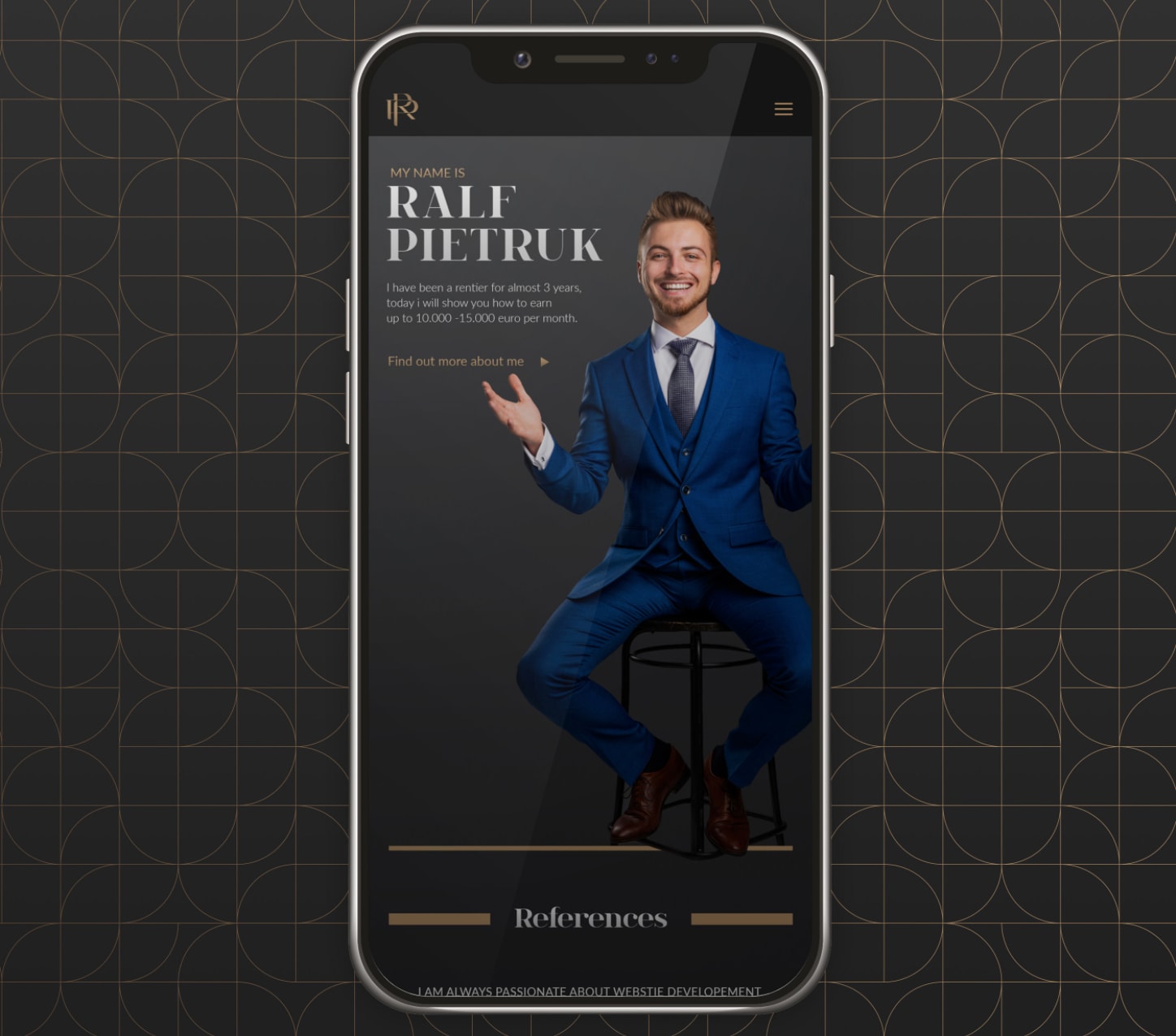 Branding personnel sur l'écran d'une application mobile