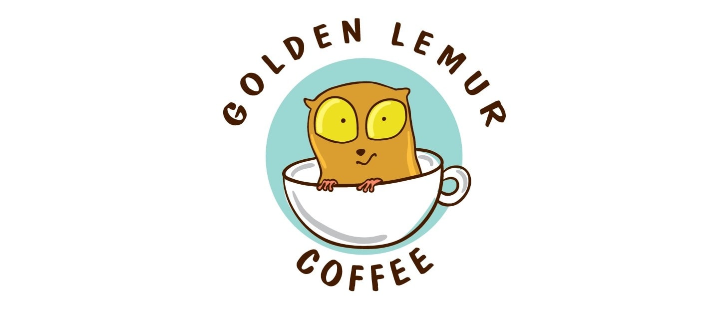 Golden Lemur Coffee Branding
