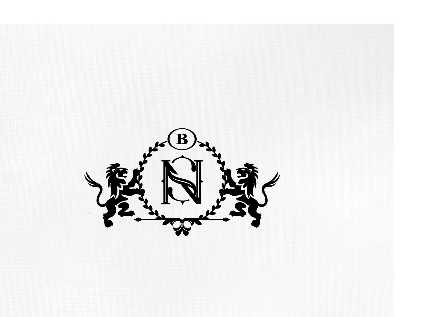 Crest wedding logo idea
