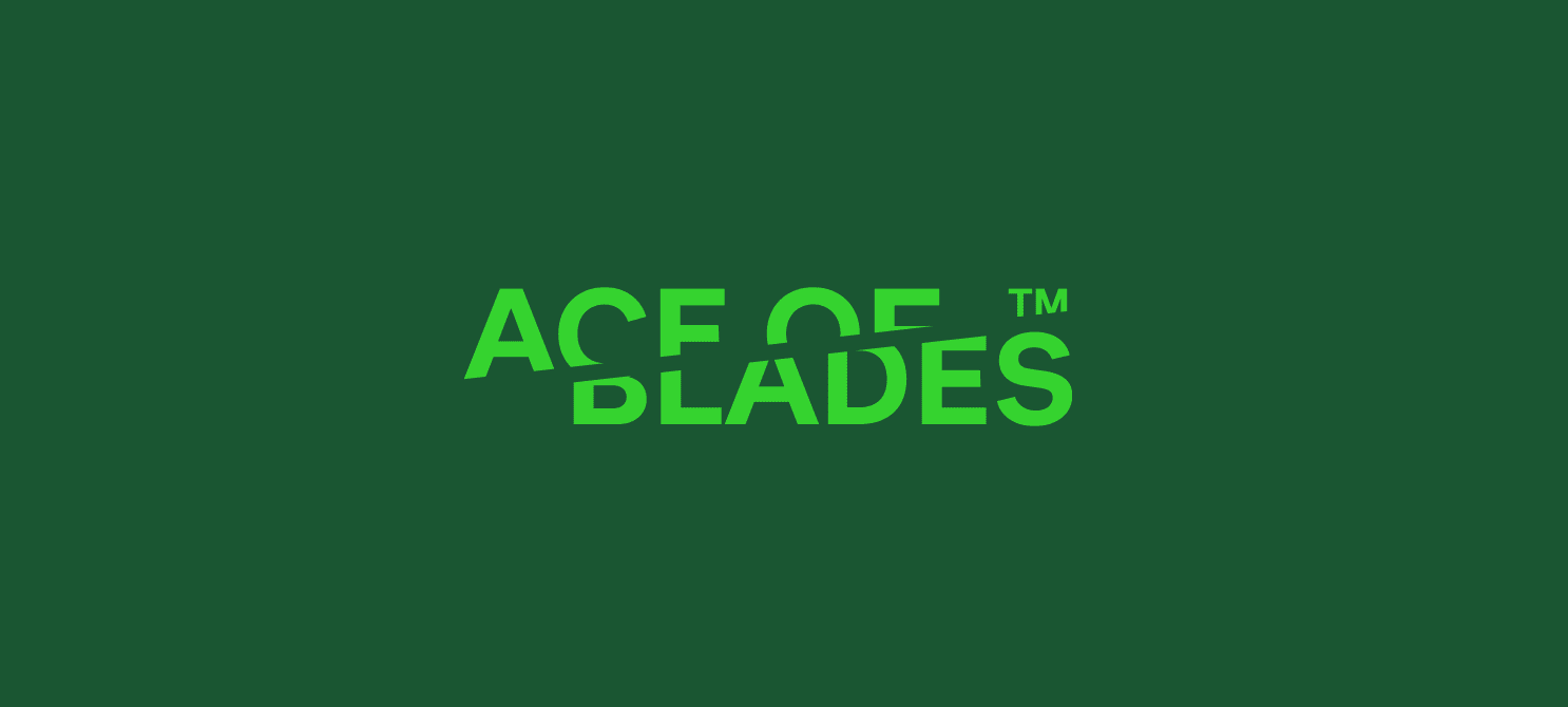 Ace of Blades logo sliced horizontally