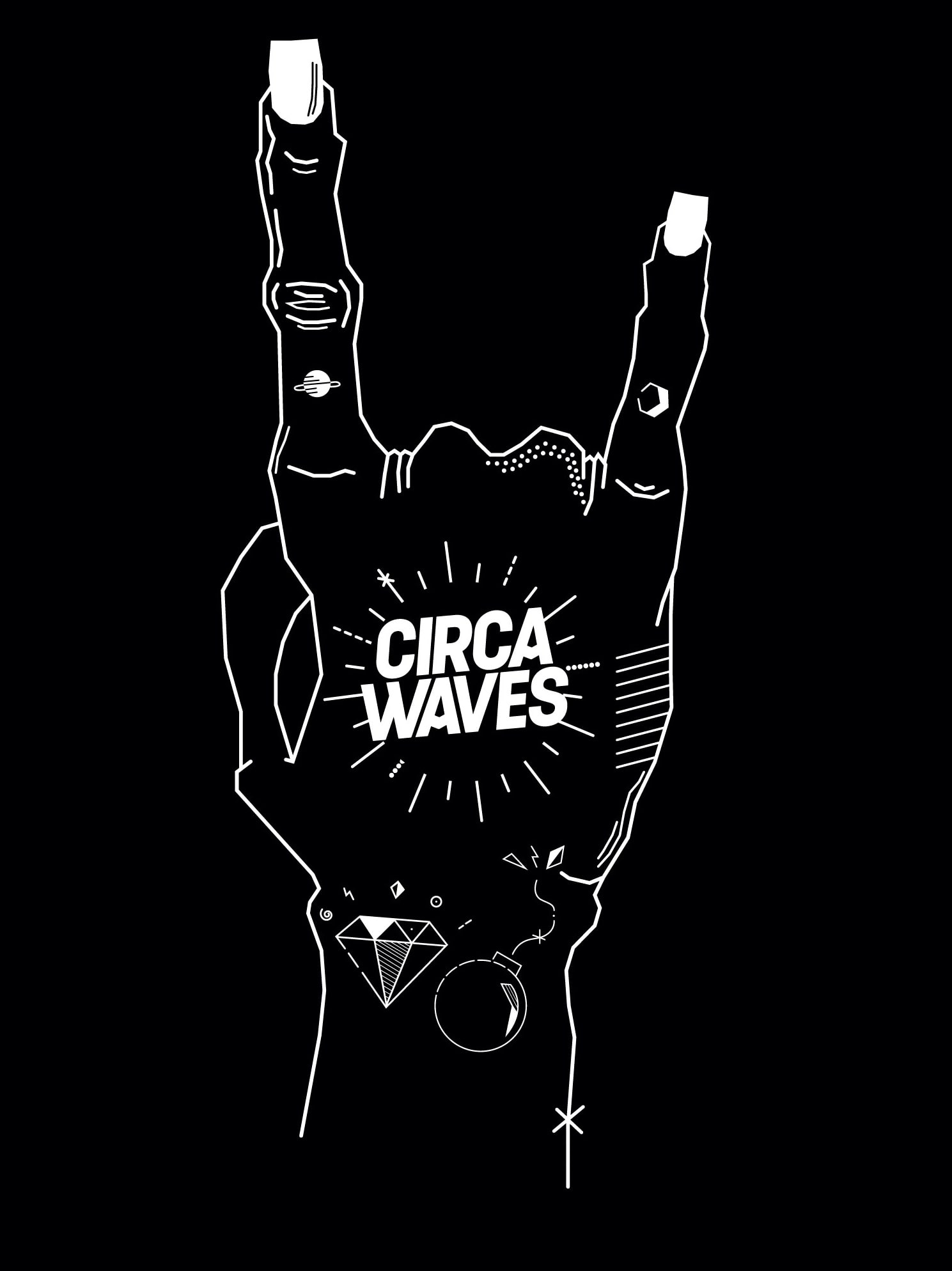 Band t-shirt illustration