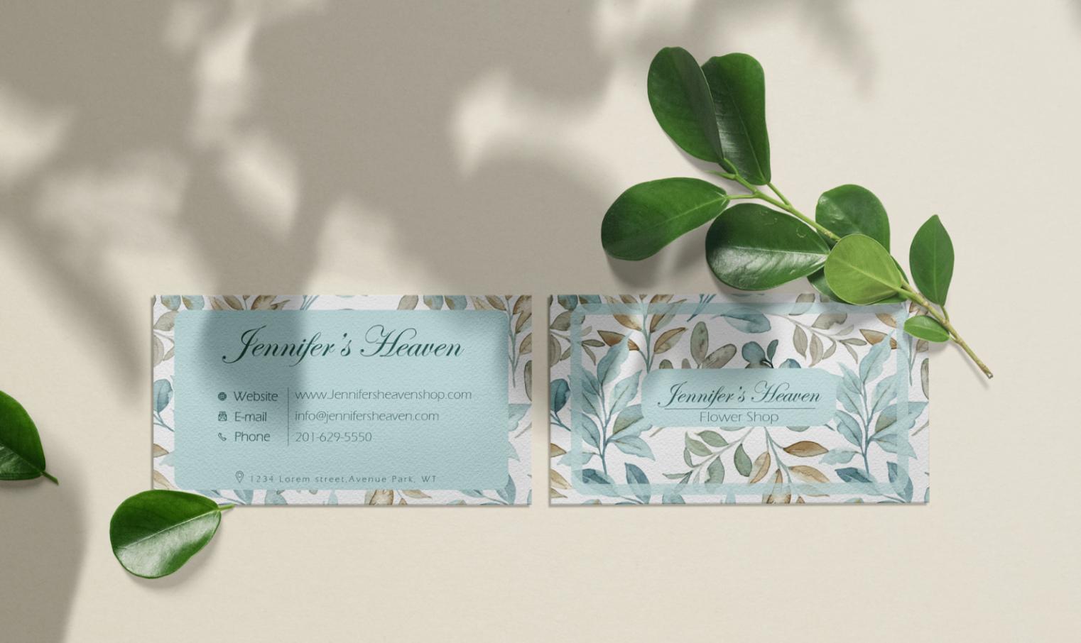 Business card idea for retail industry