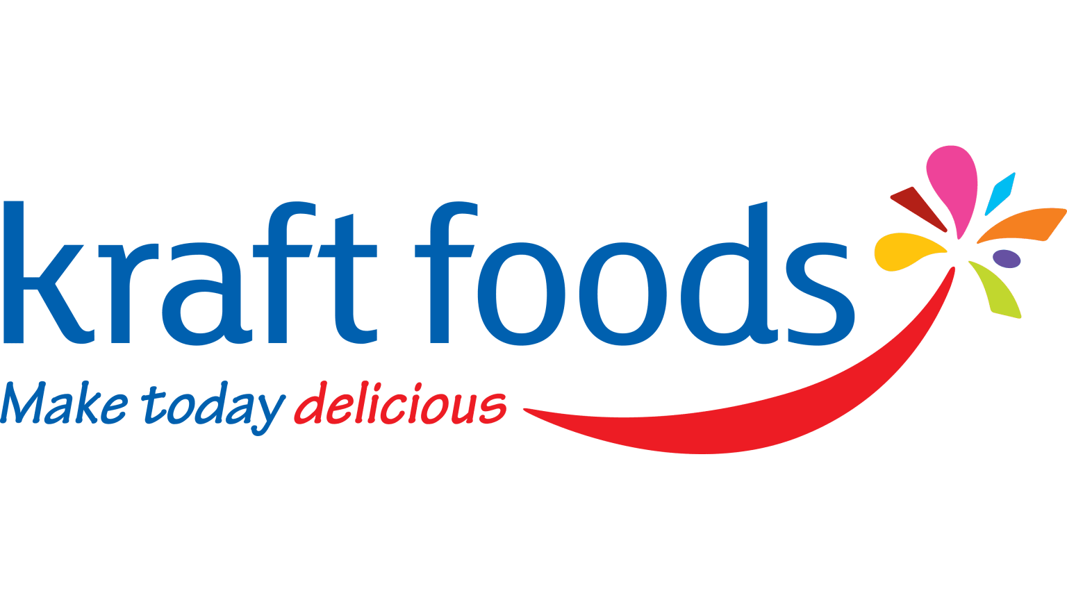 An example of a complicated logo, the 2009 Kraft Foods logo redesign