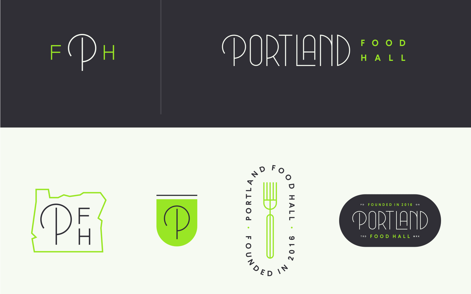 Design de logo typographique