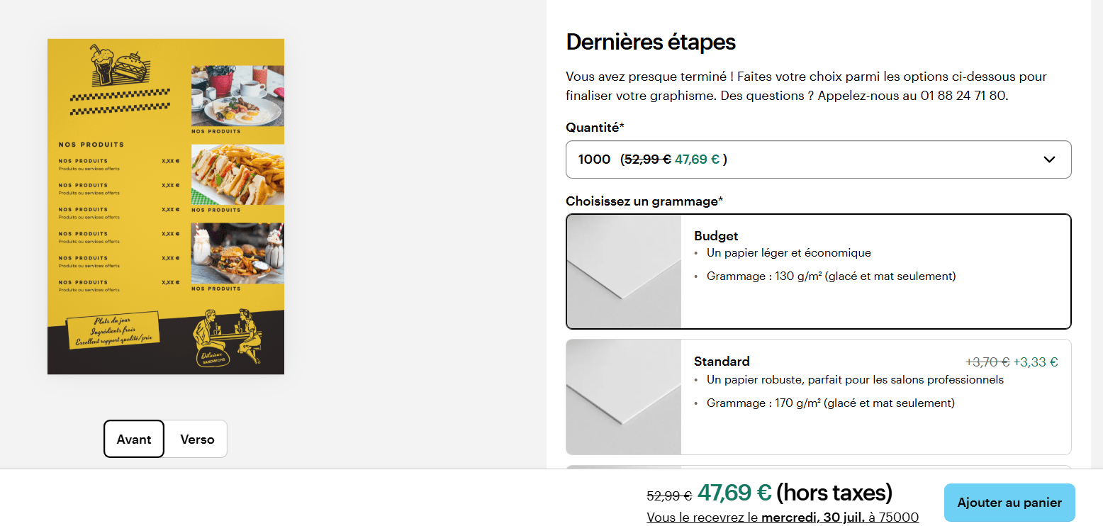 Comment créer un flyer sur VistaPrint.