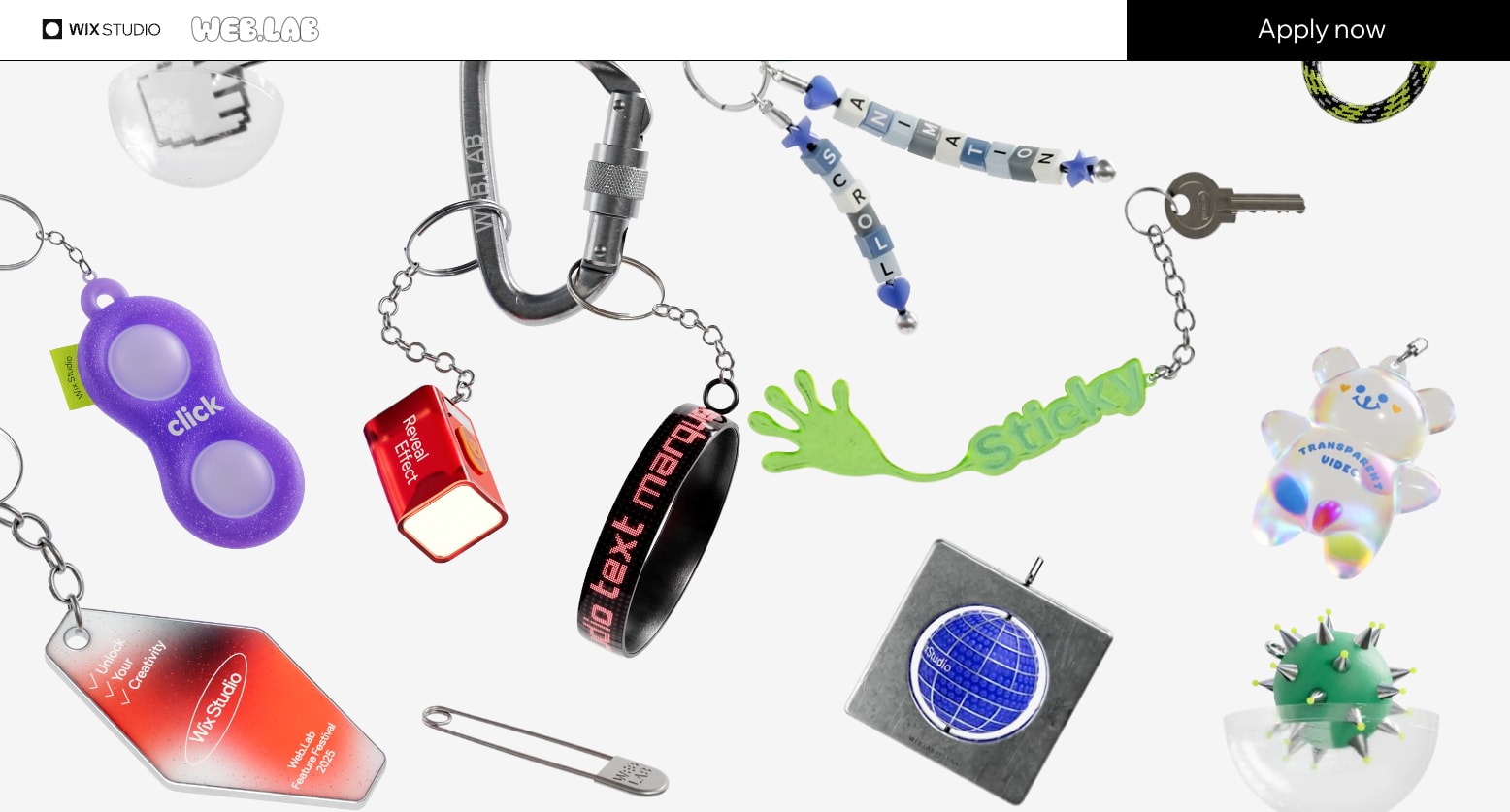Floating objects covering the enter page