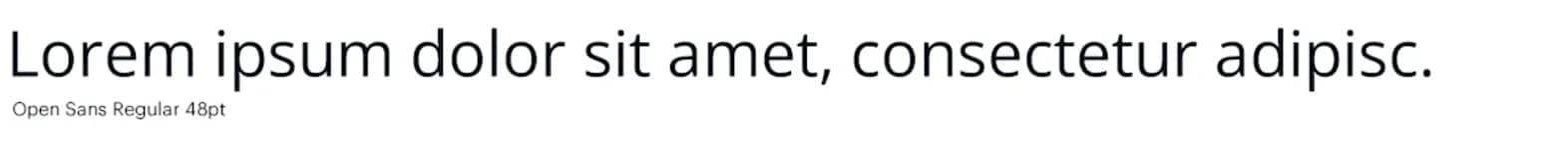 Die Schriftart Open Sans besitzt eine hervorragende Lesbarkeit.