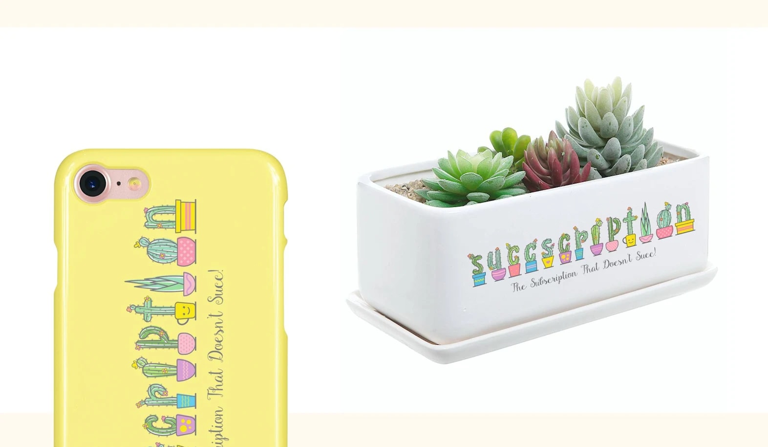 Les plantes succulents sont un excellent cadeau pour Secret Santa