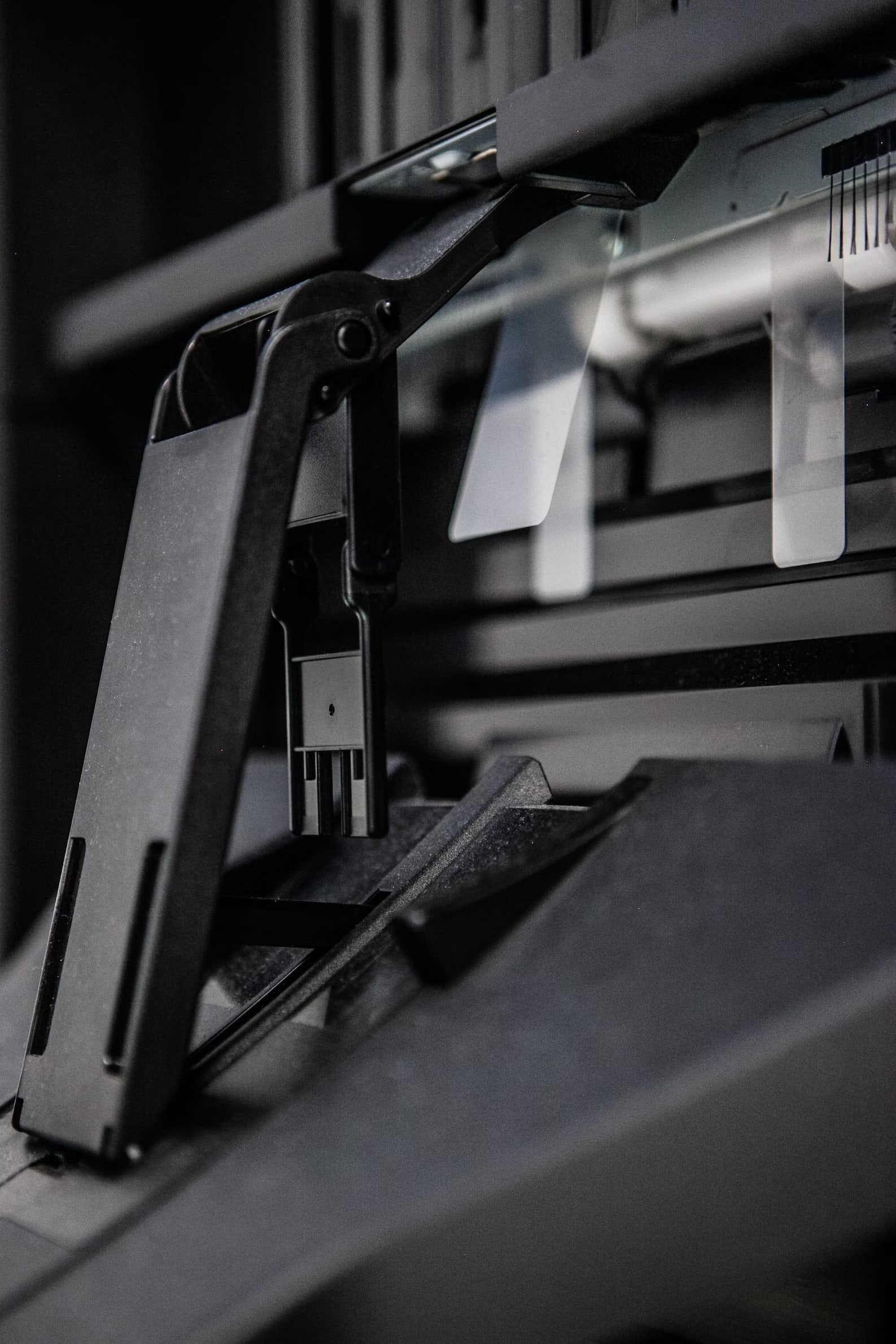 Close-up of a printer
