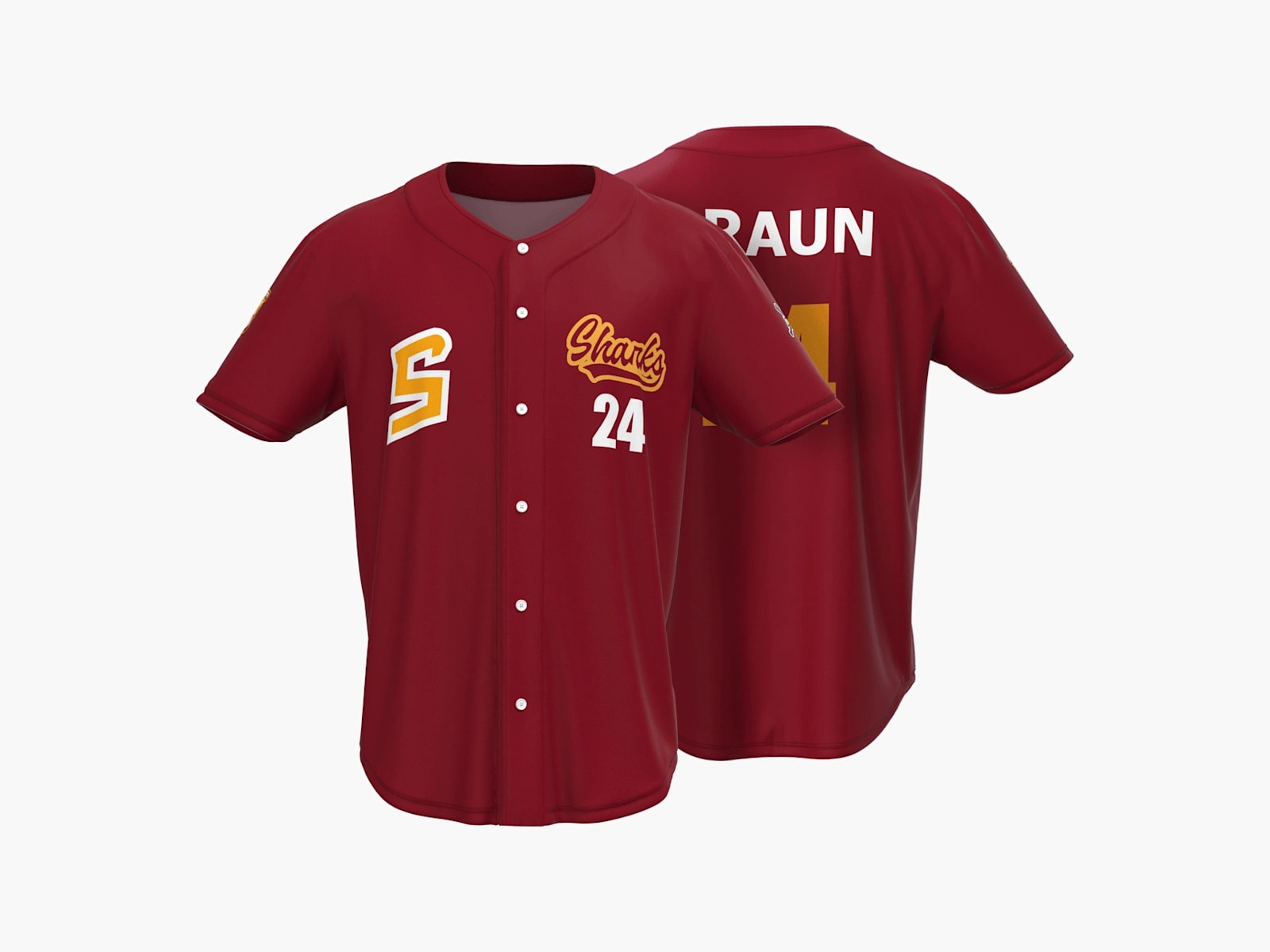 Custom baseball jersey birthday gift ideas