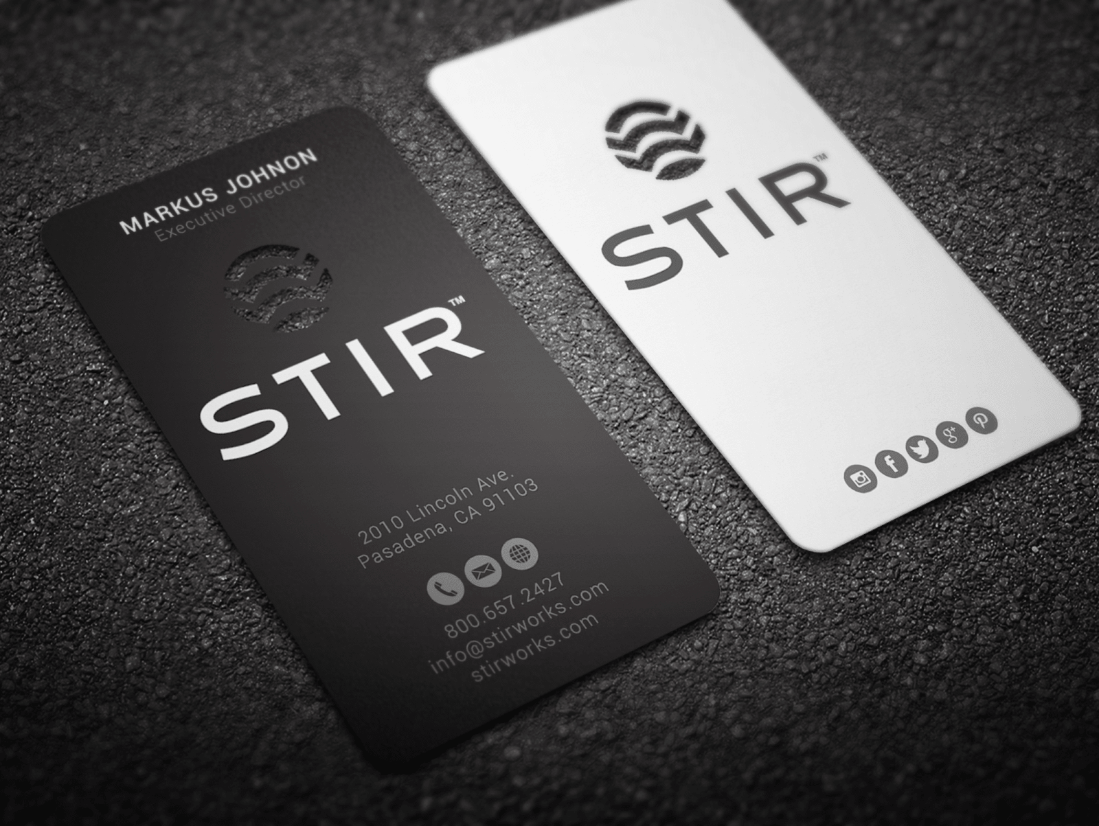 Carte de visite de STIR