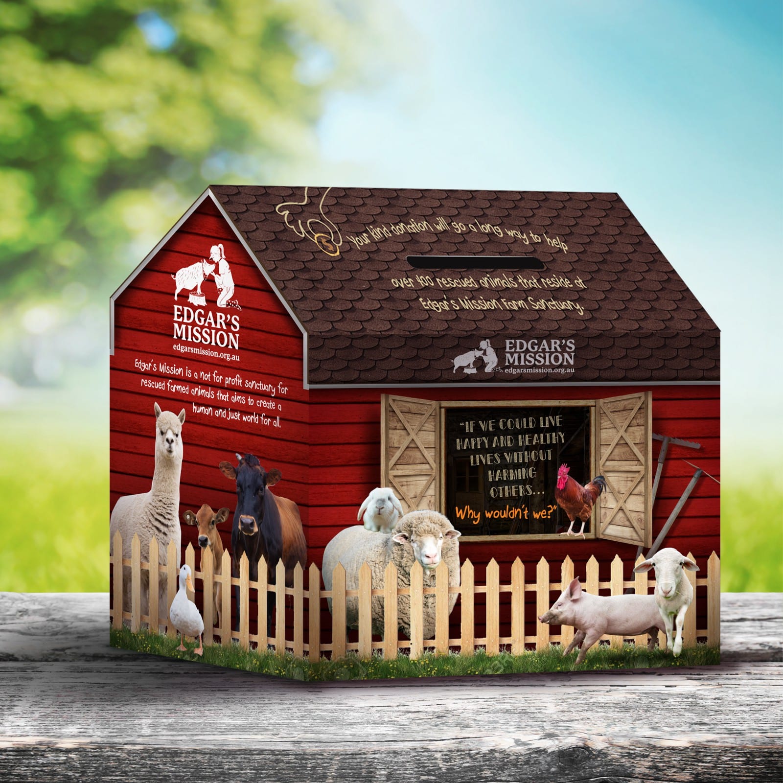 Edgar'd Mission Charity Box by Holiday26