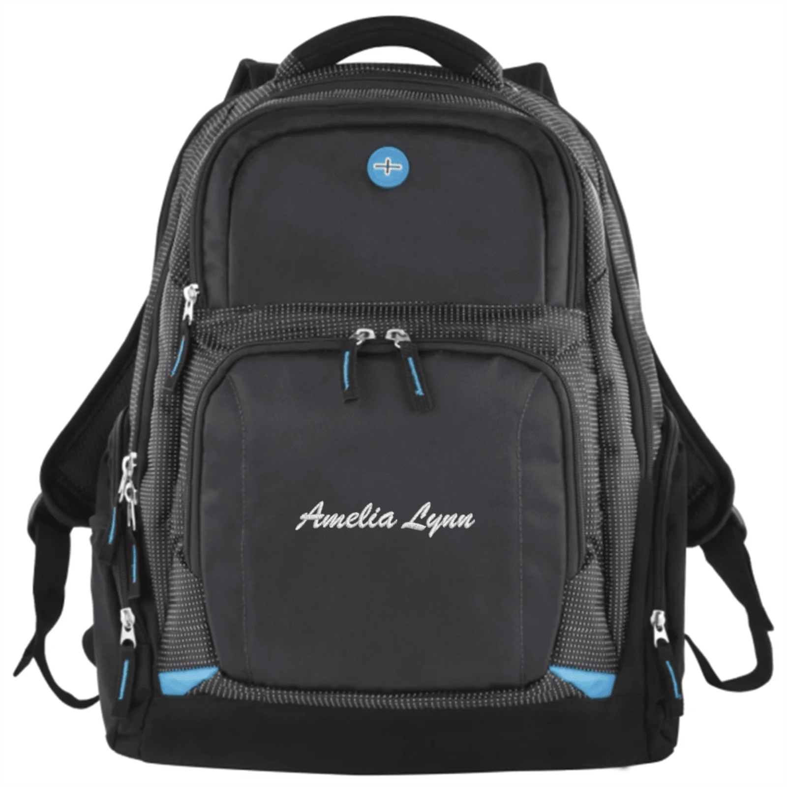 Personalized backpack with child’s name embroidered
