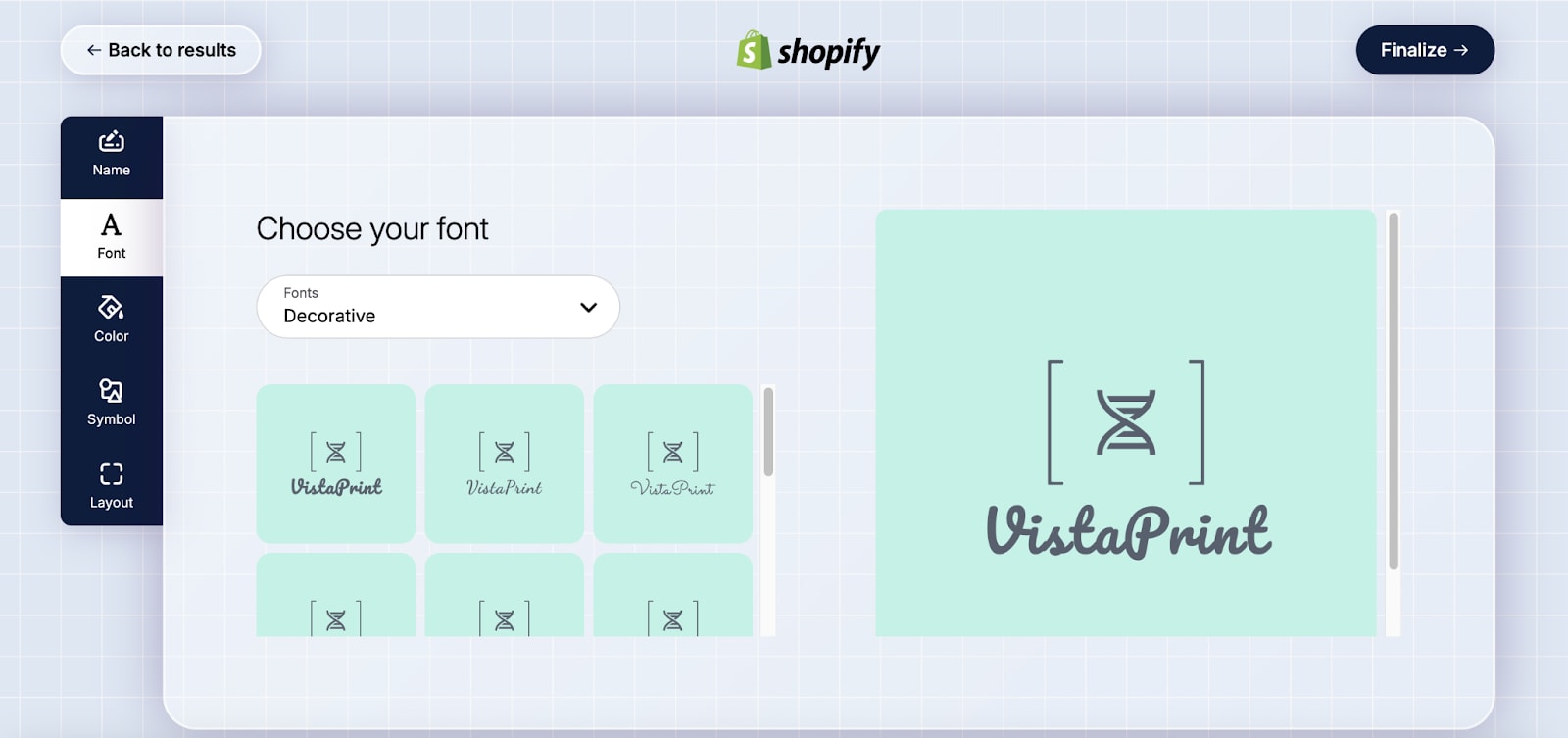 Hatchful mobile-friendly logo design software.
