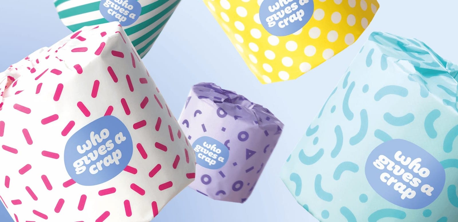 Eco-friendly brand: Who Gives a Crap toilet paper.