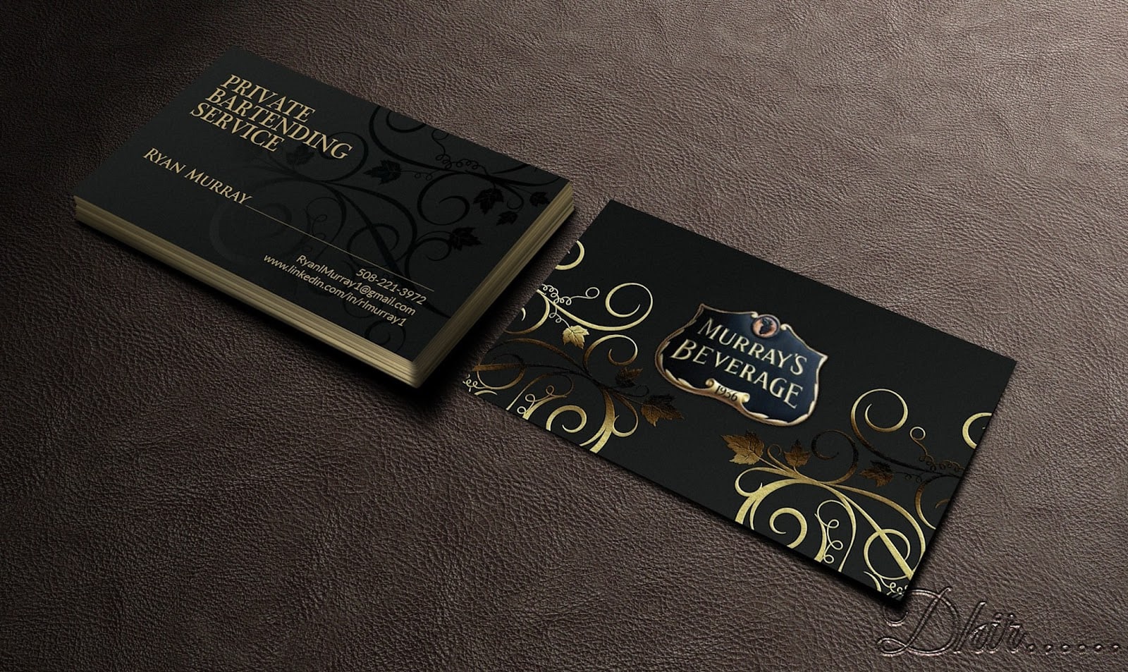 Carte de visite pour Murray’s Beverage