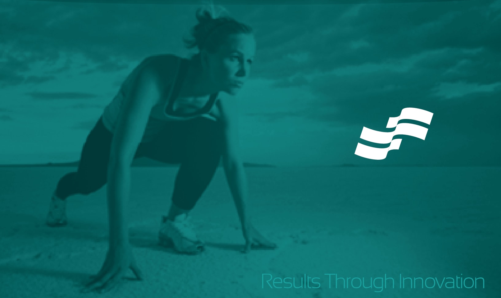 motivational brand identity design showing running preparing for her race