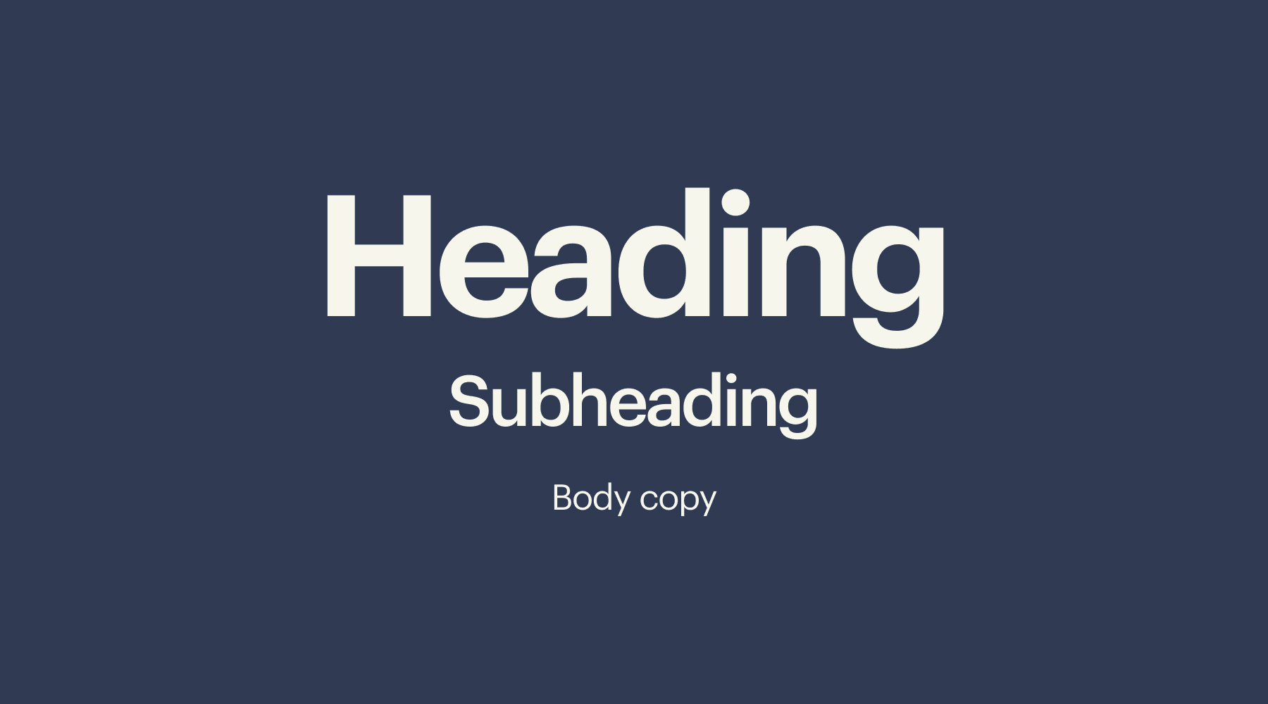 Principles of design: Typography
