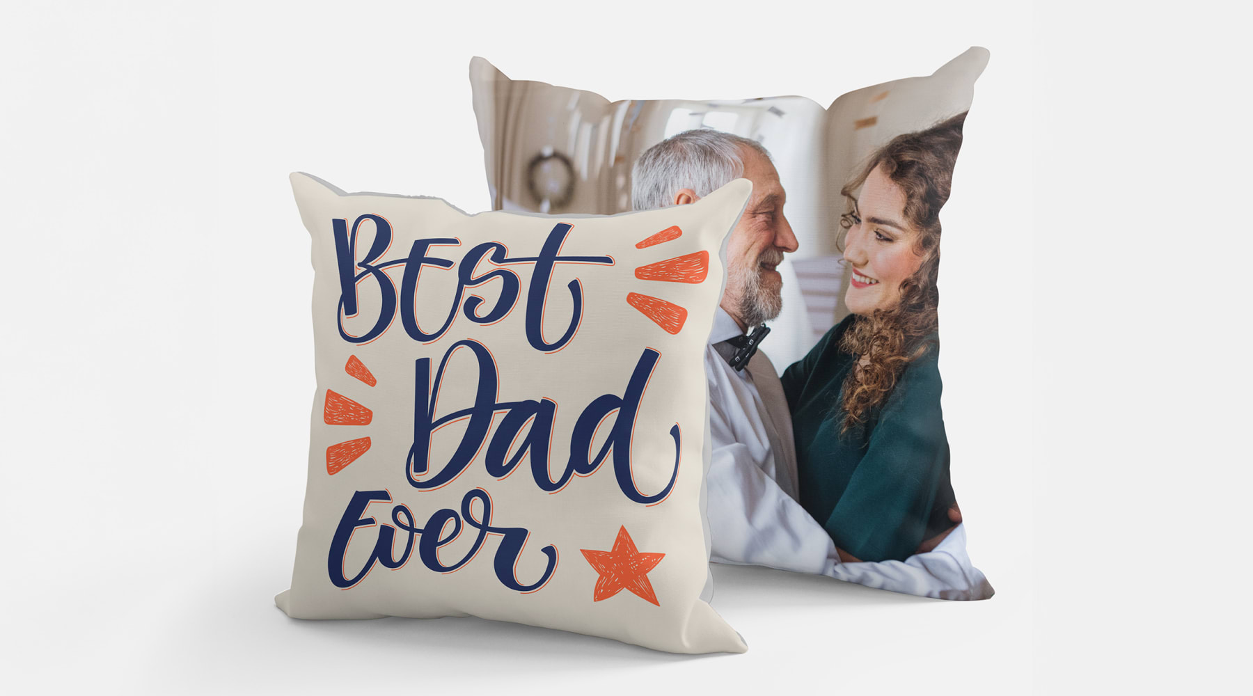 Custom pillow gift idea for dad