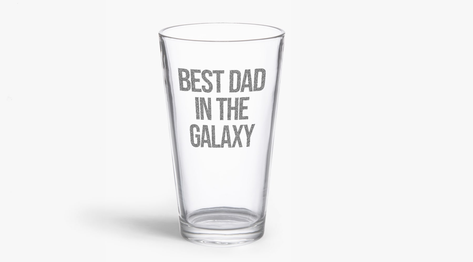 Customized pint glass gift idea for dad