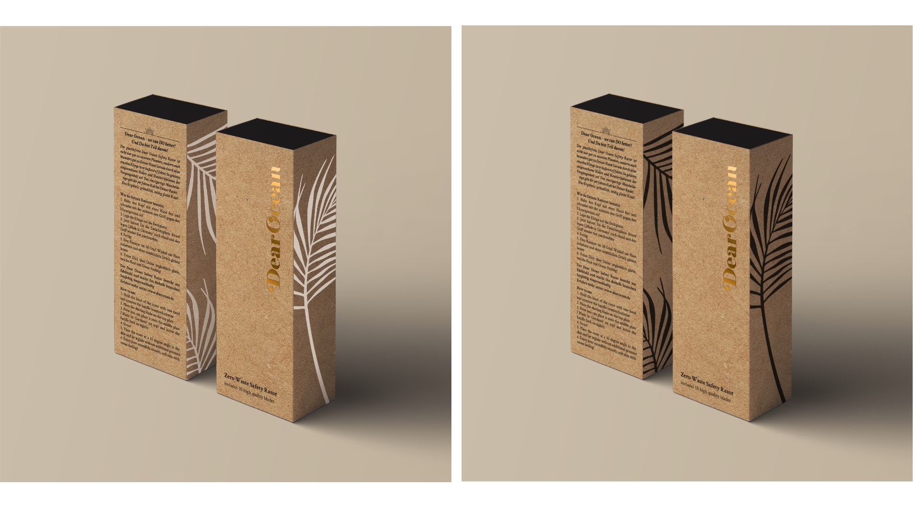 Eco-friendly Dear Ocean package