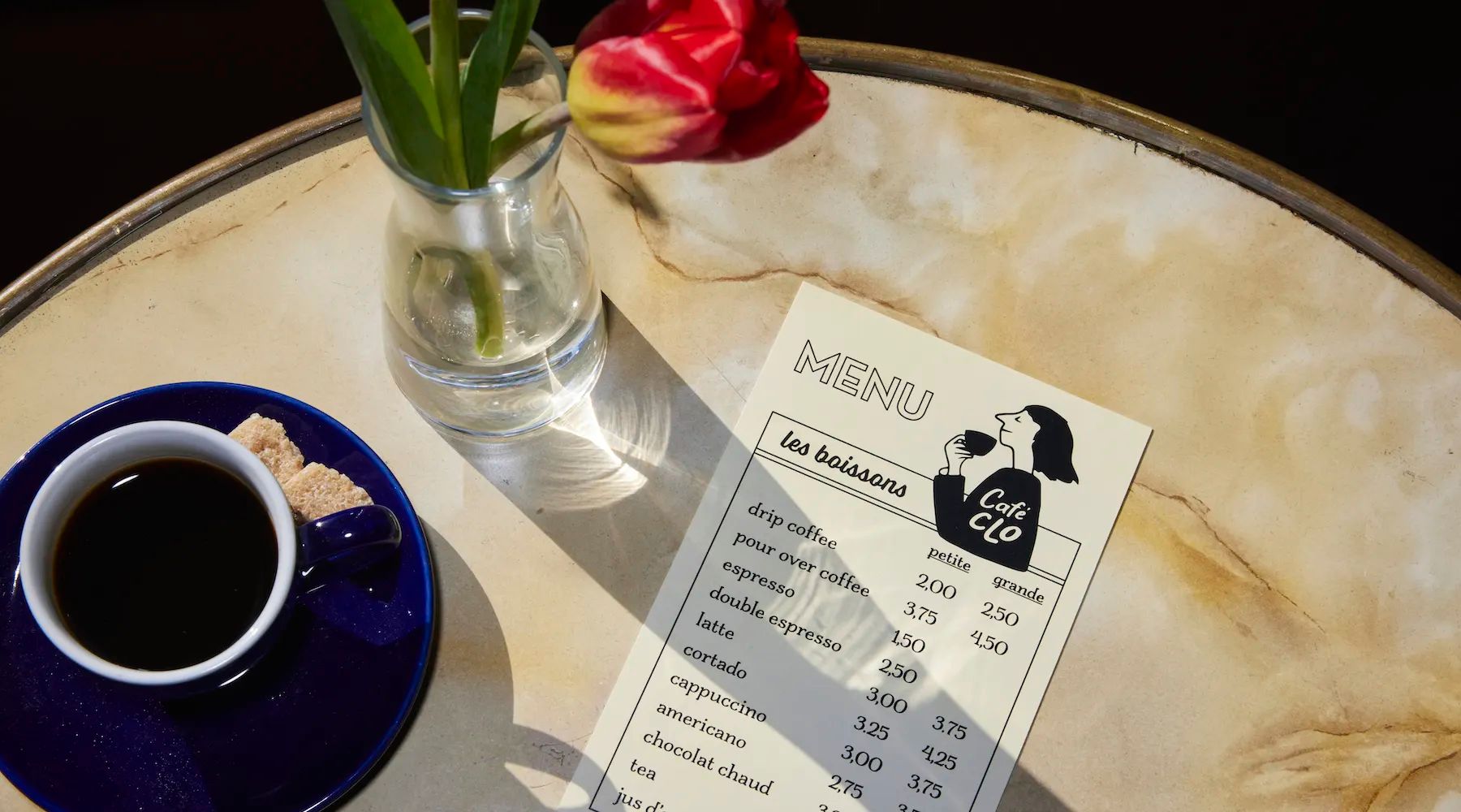 Cafe Clo has alliteration and a unique look and feel