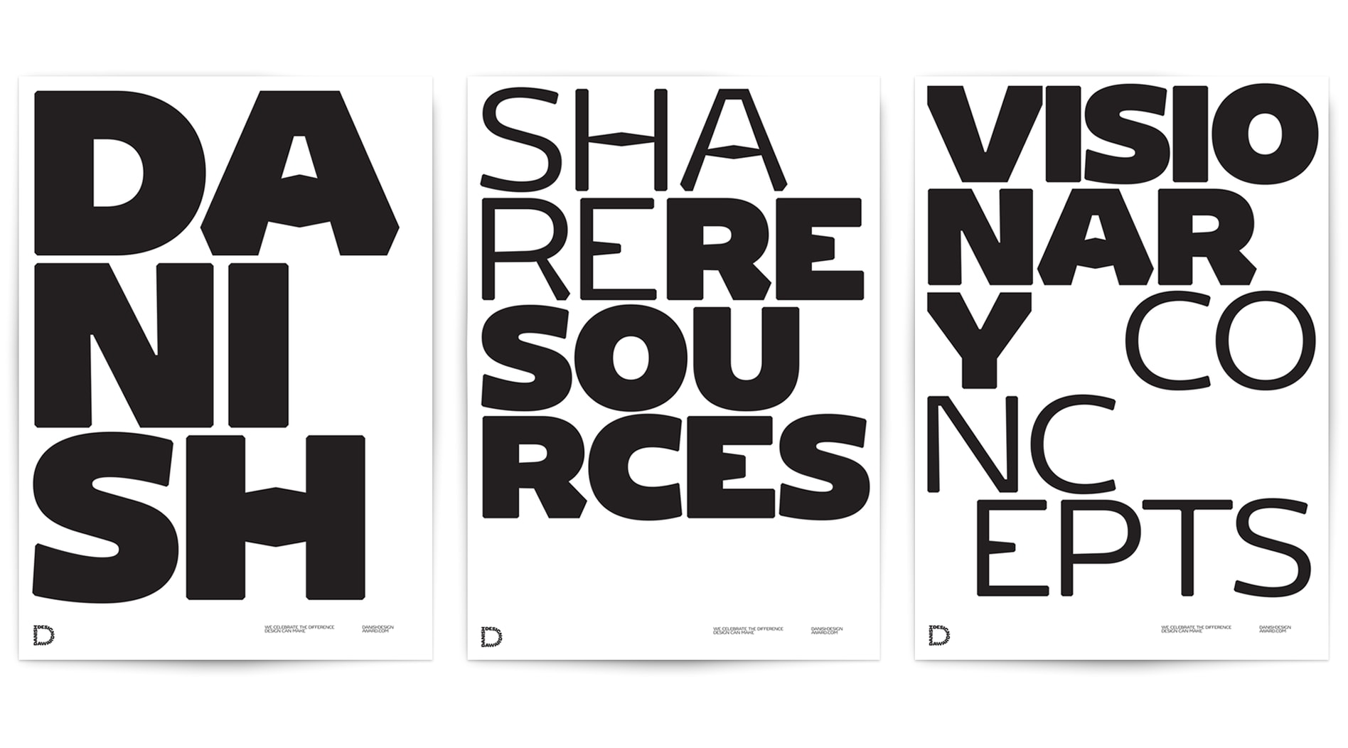 Bold typographic brand design