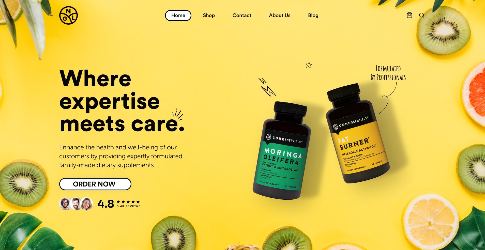 Little hand-drawn markers on the website add a nice human touch for this web design trend