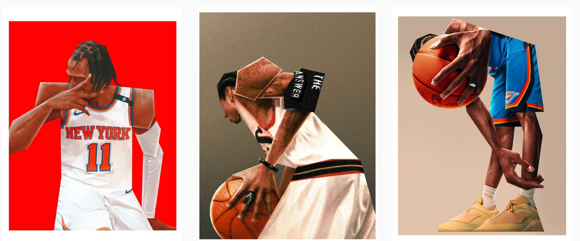 The Distorted Cut graphic design trend 2026 portrait illustration