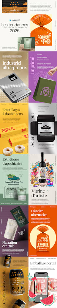 l'infographie pour les tendances de packaging 2026