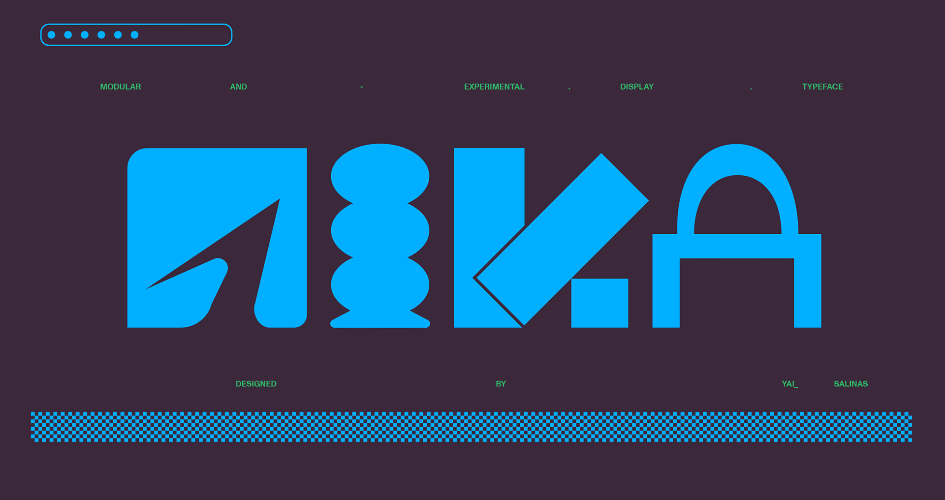 Nika generative style font