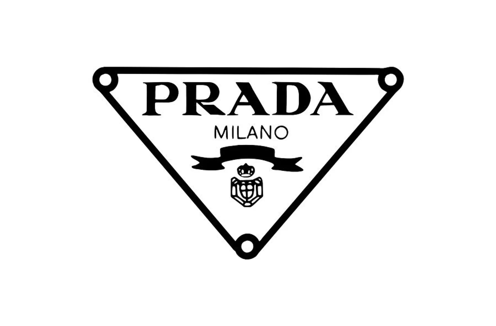 The Prada emblem logo