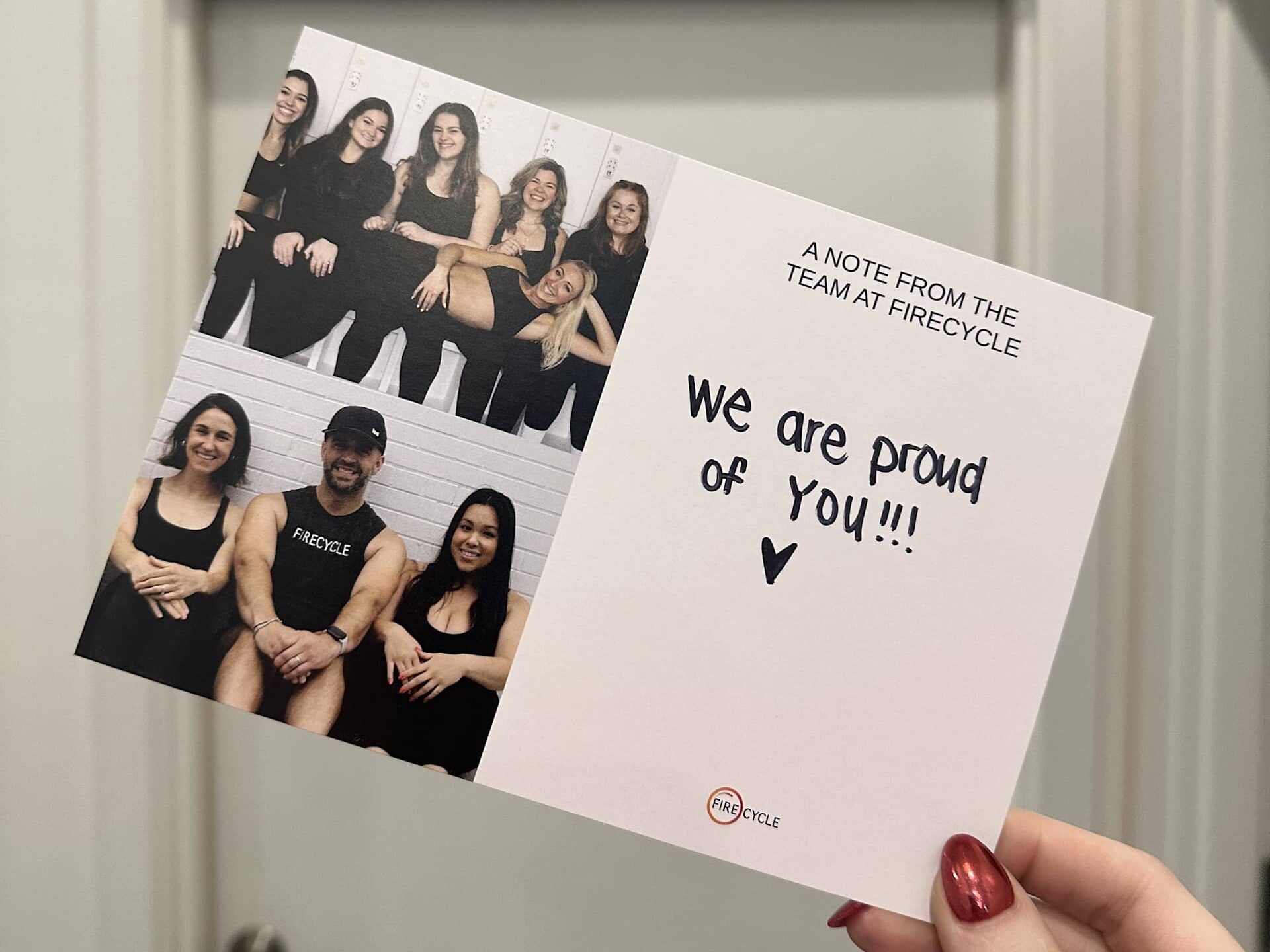 This fitness studio’s name is a compound mixing “fire” and “cycle.”