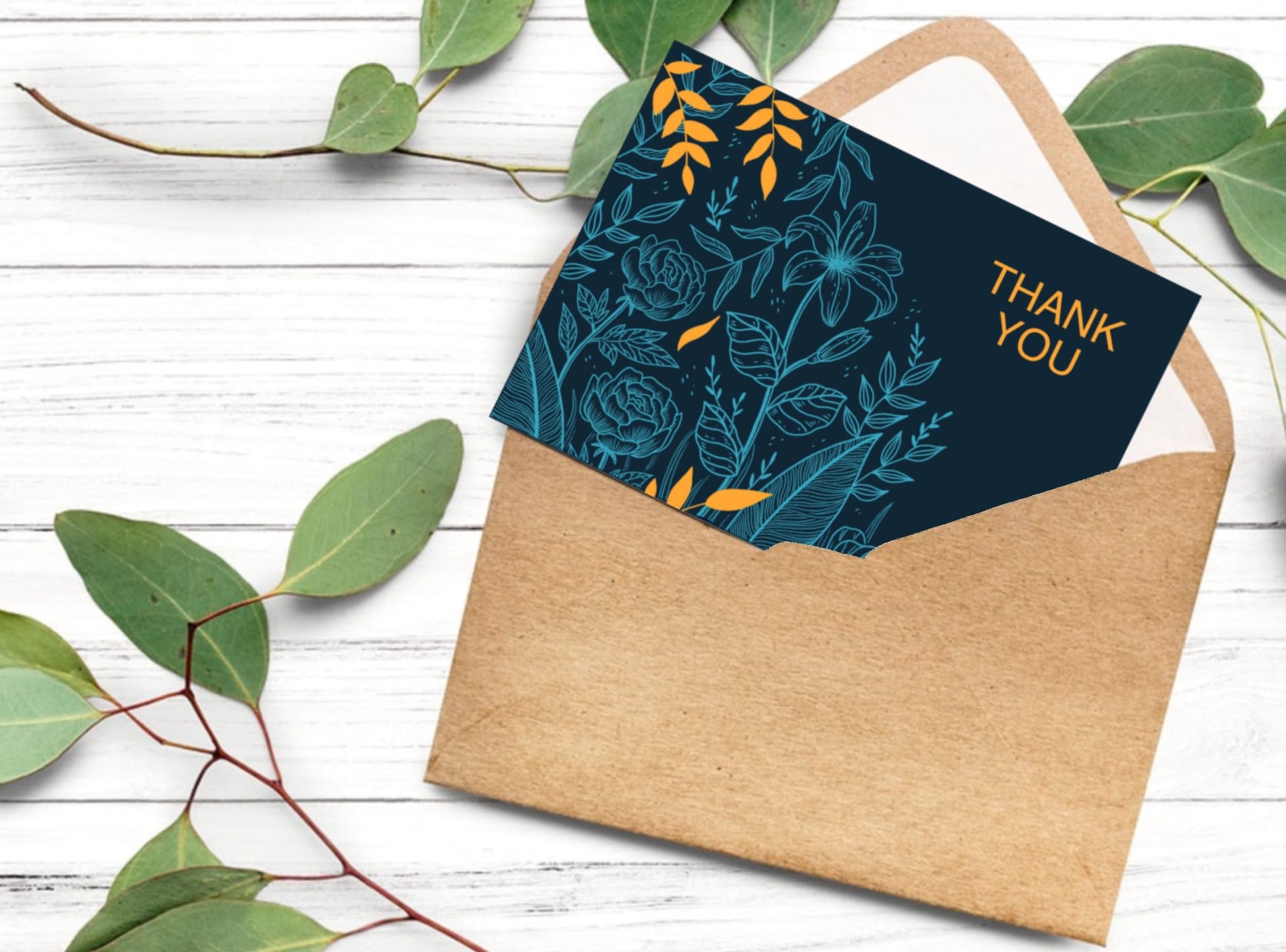 Thank you card design by fitriandhita