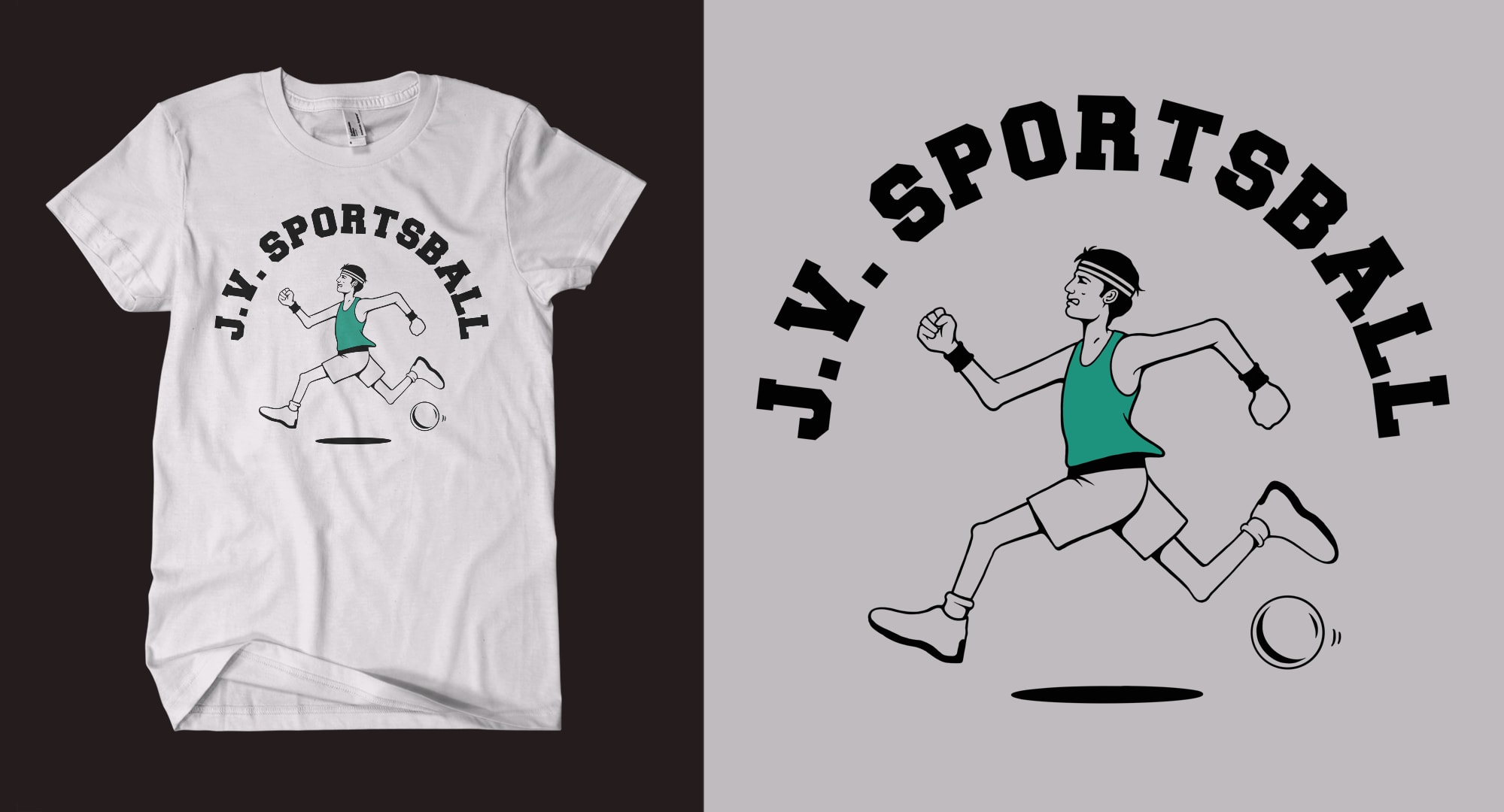 Witzige T-Shirt-Designs mit Sportmotiven