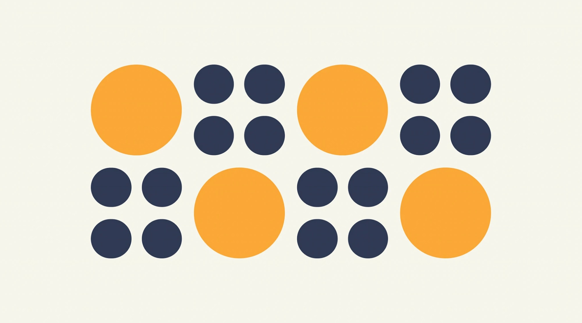 Graphic illustrating the graphic design layout principle of proximity