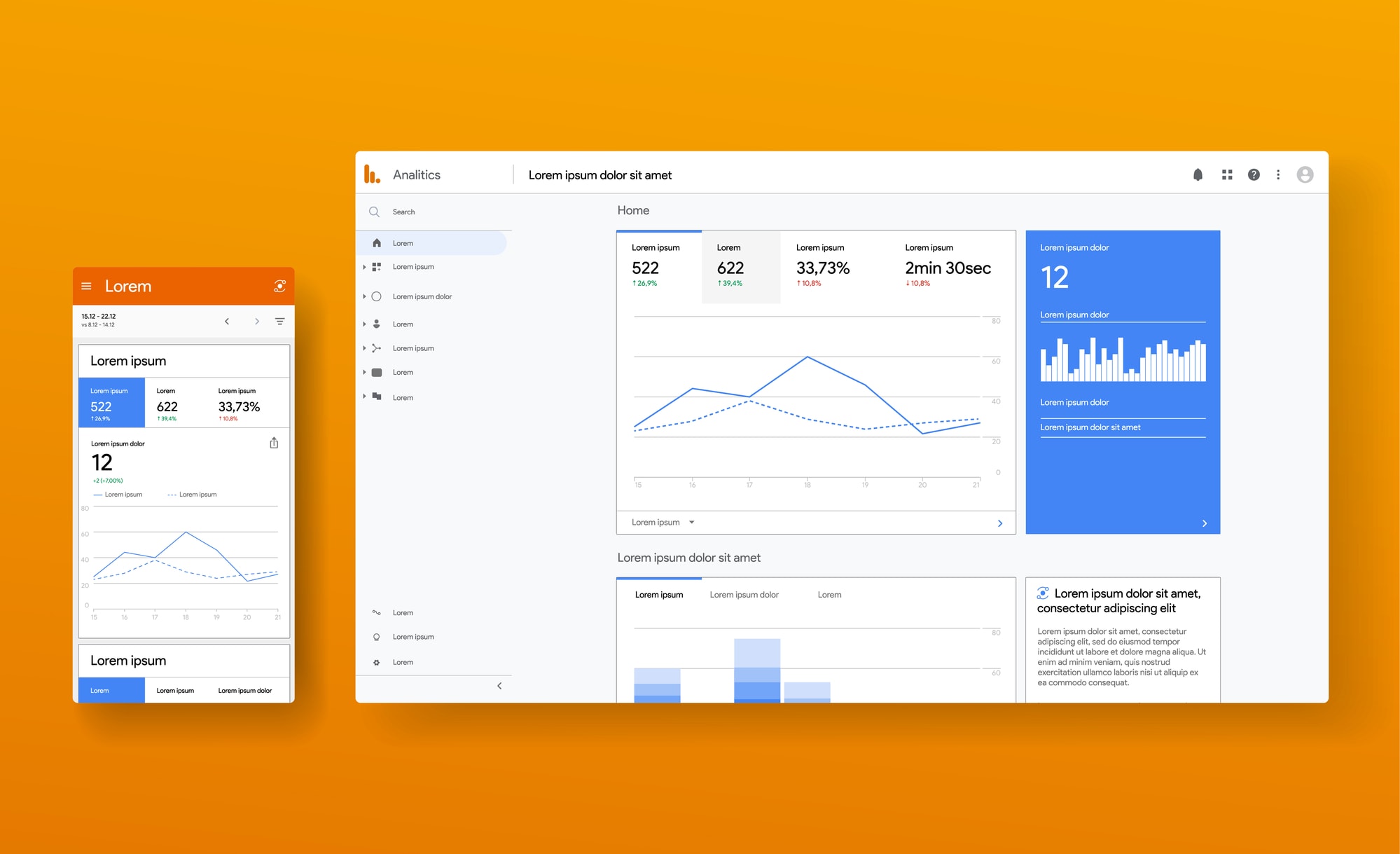 Understand how people find your site with analytics.