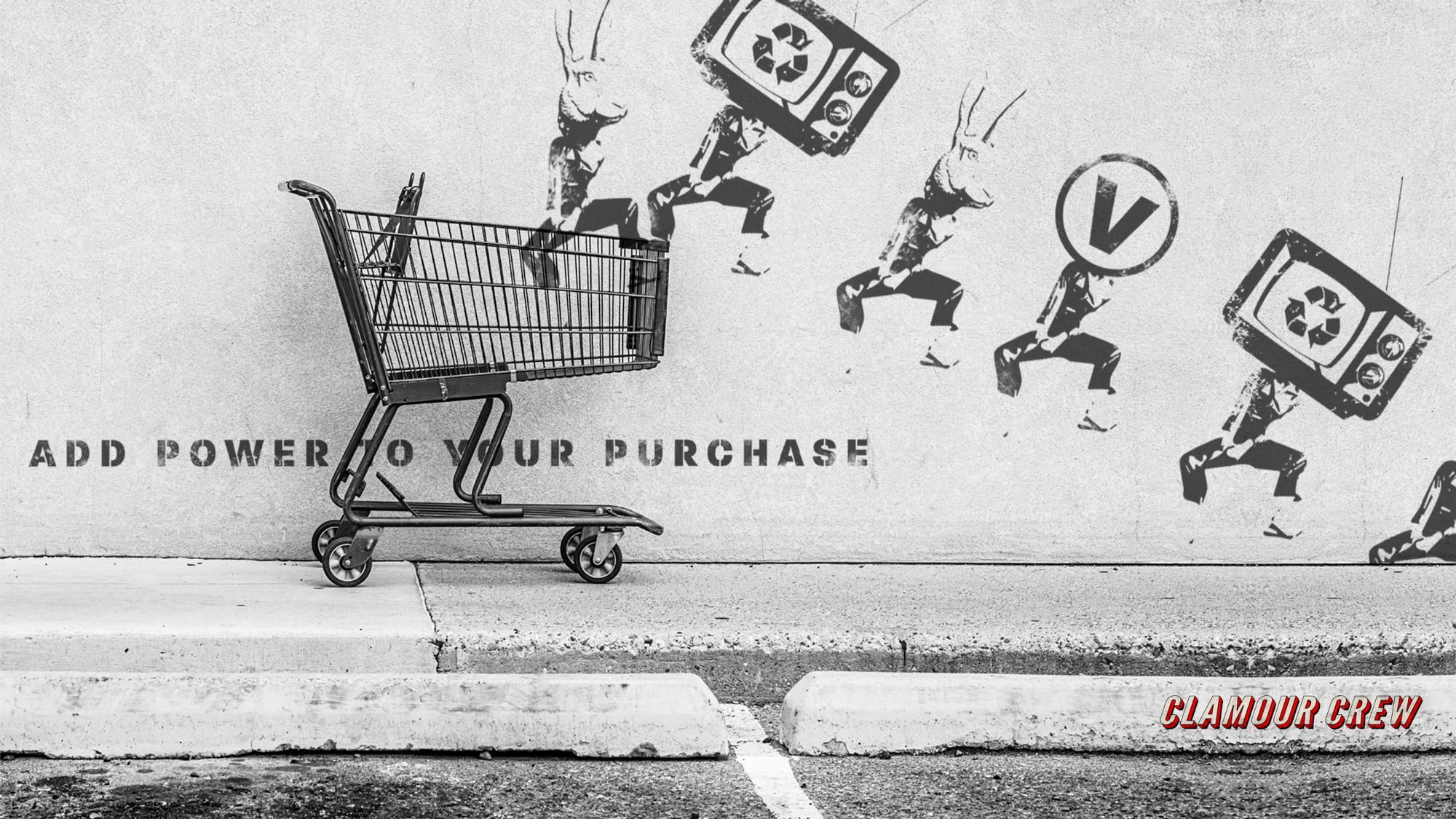 shopping cart power to your purchase illustration