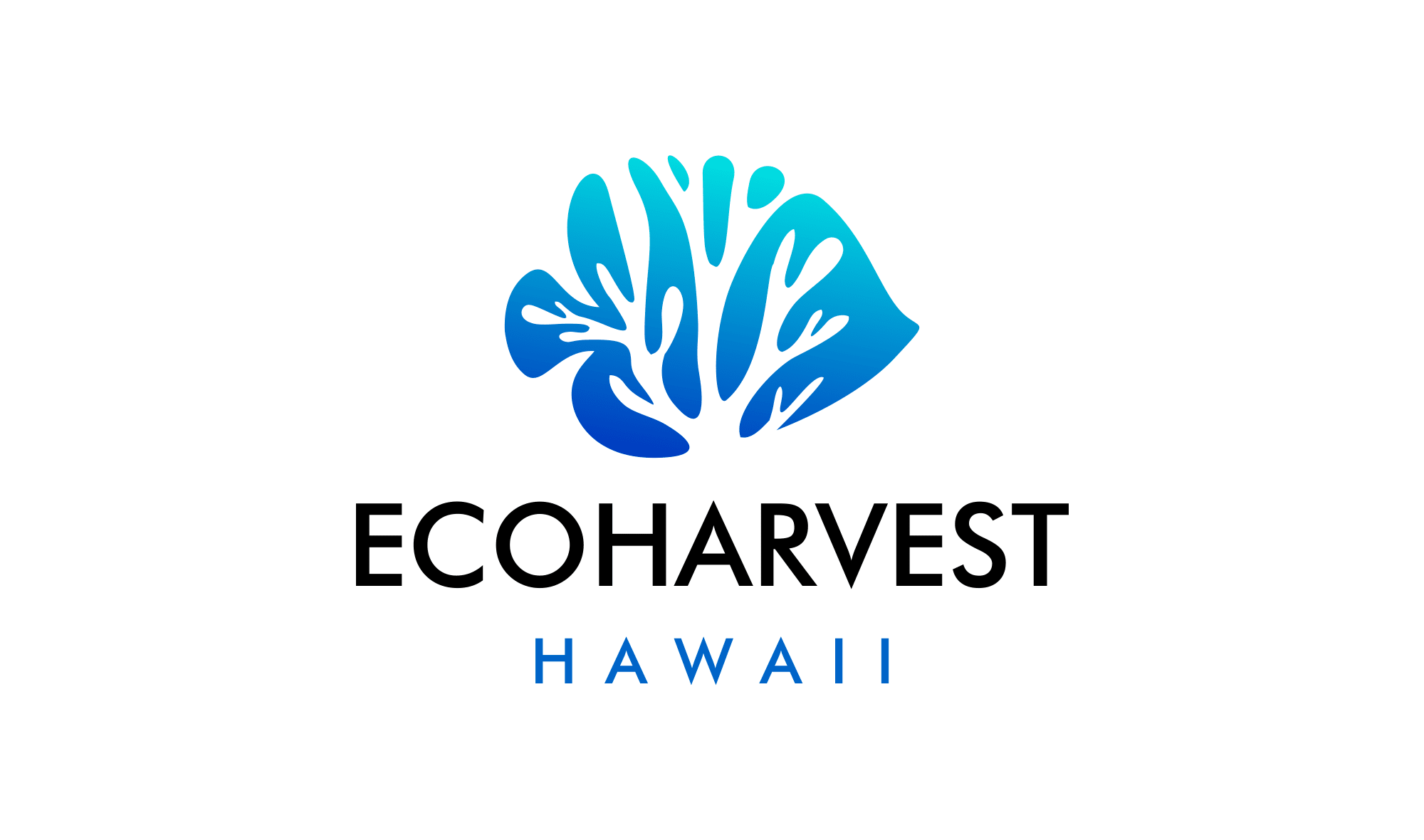 reef outline in a blue fish shape