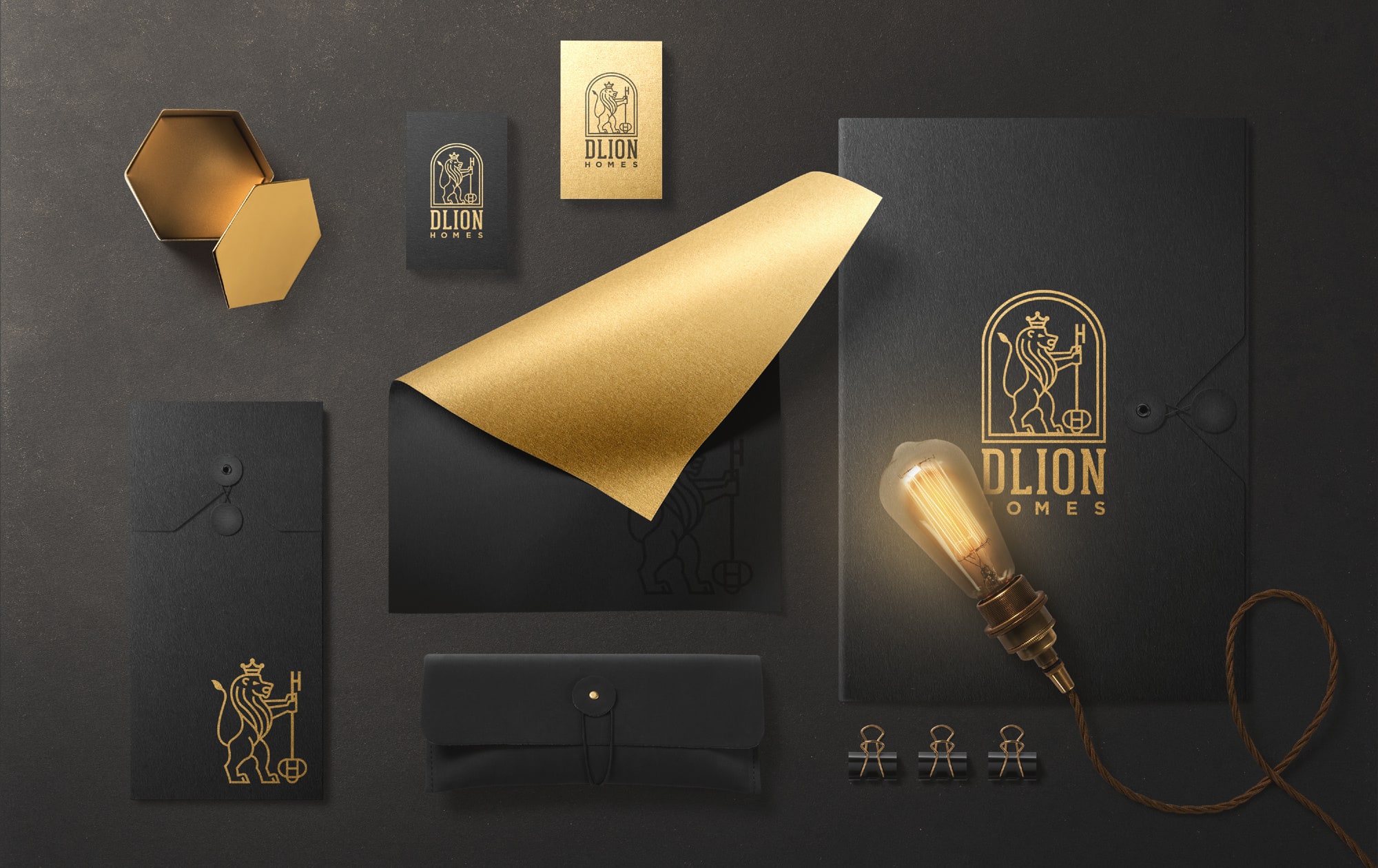 lion logo variations