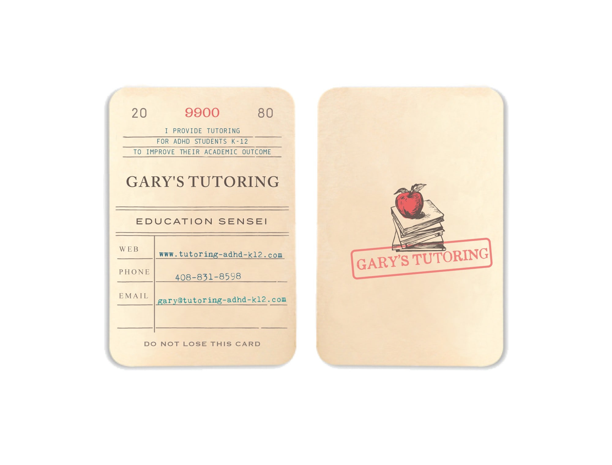 Creative business card layout