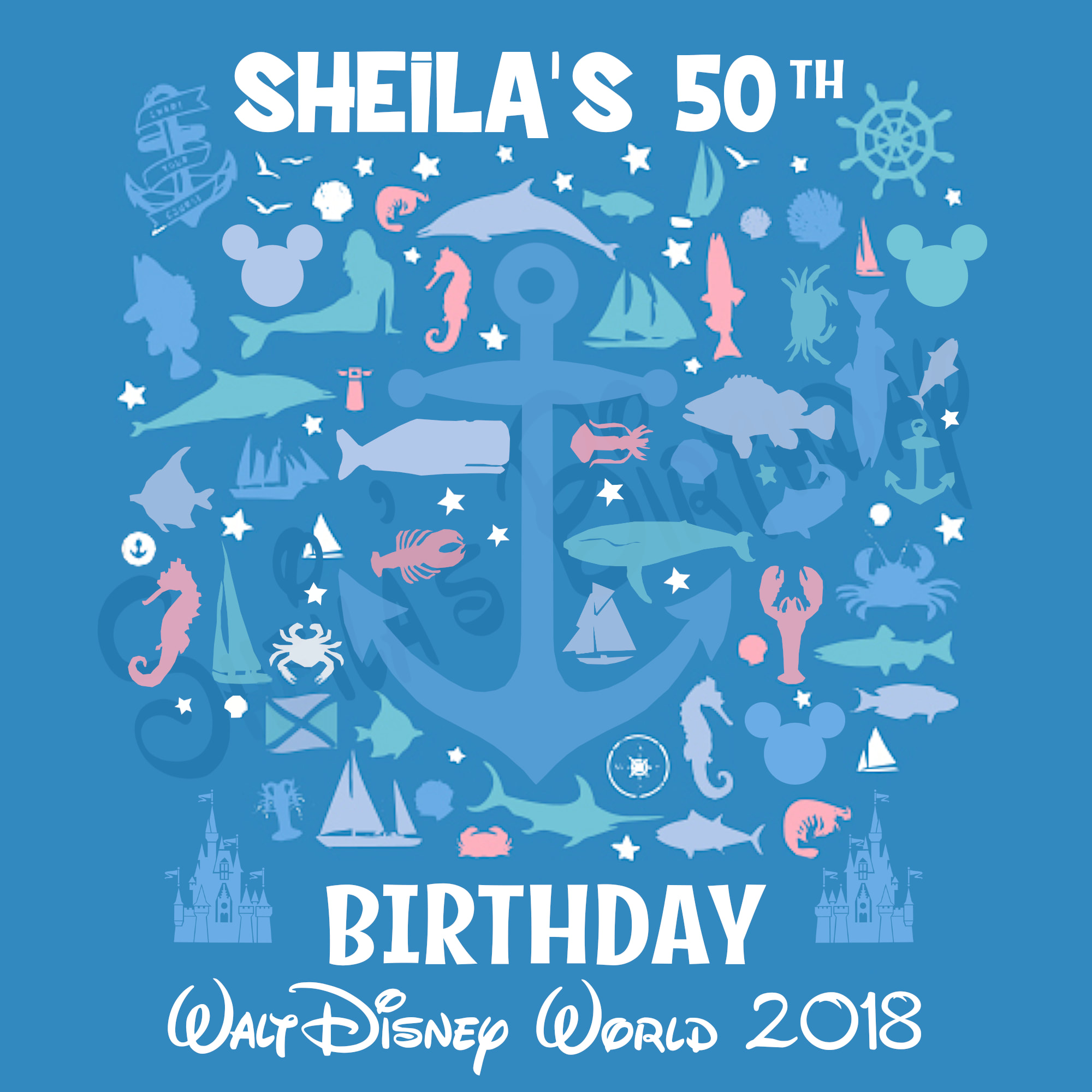 Themed 50th birthday party