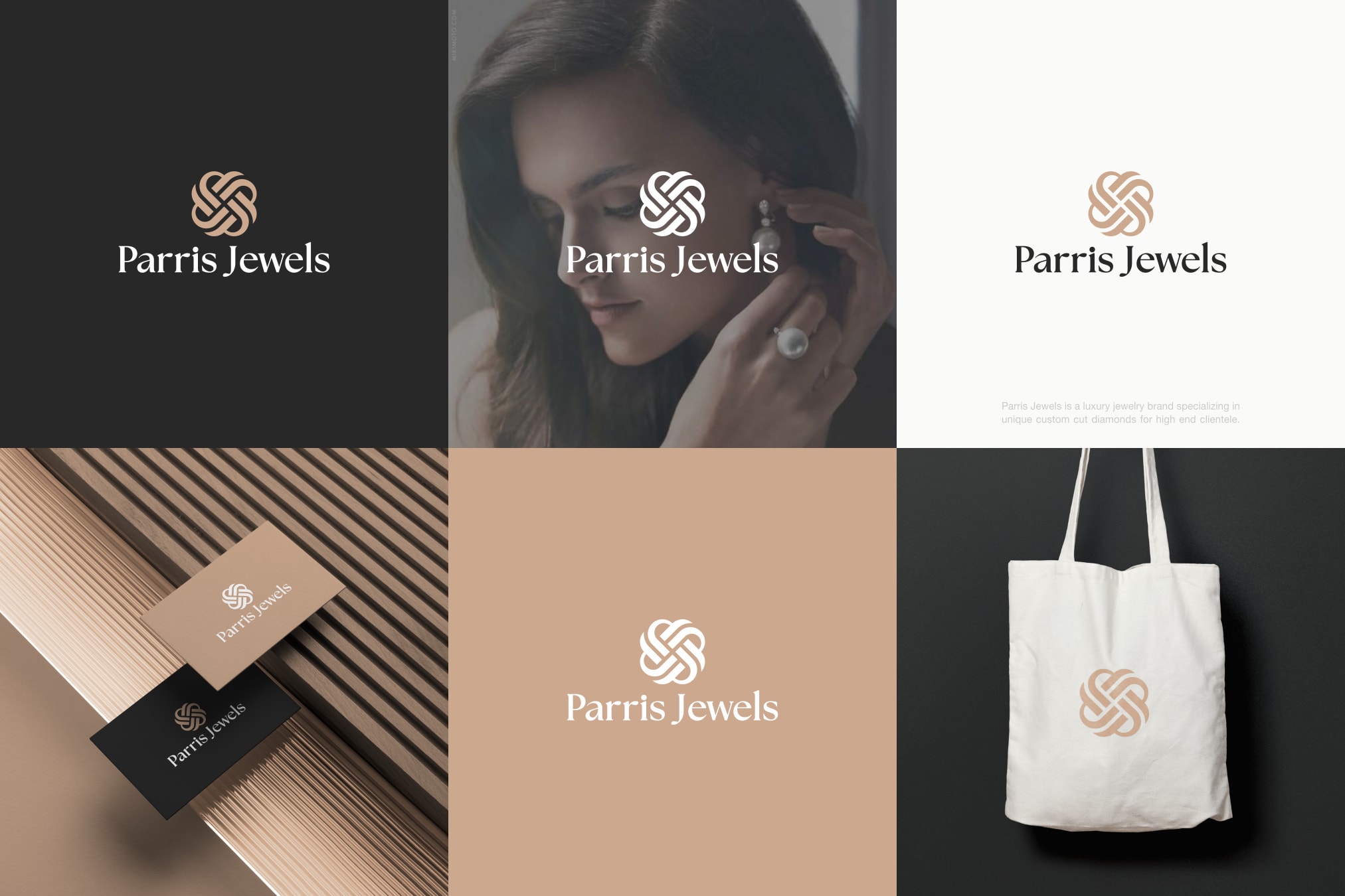 Logo design for luxury jewelry brand
